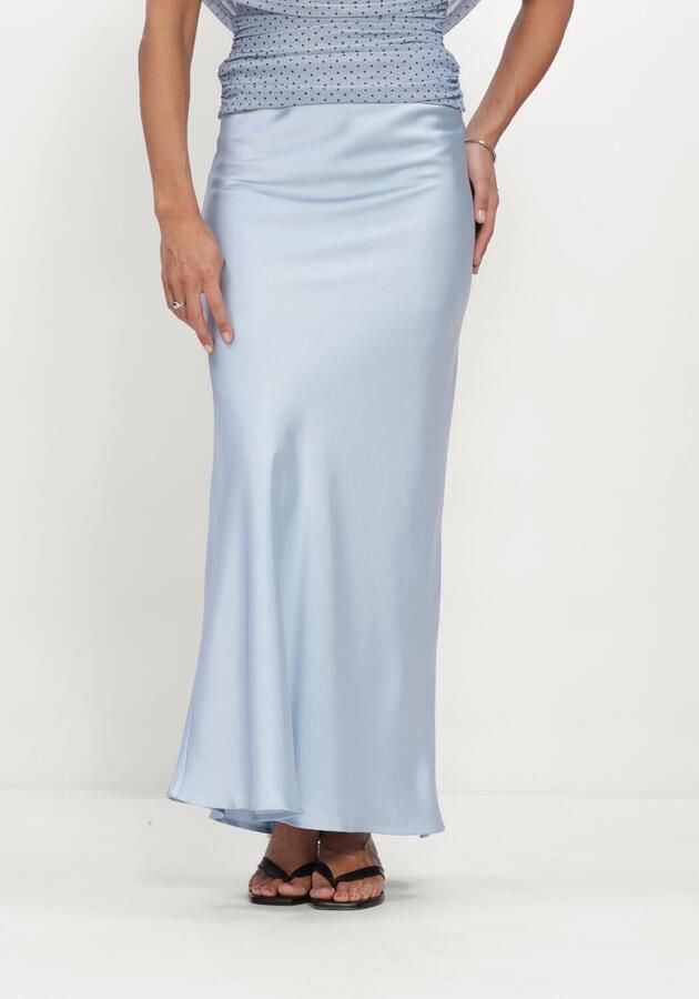 NEO NOIR Dames Rokken Vicky Heavy Sateen Skirt Lichtblauw