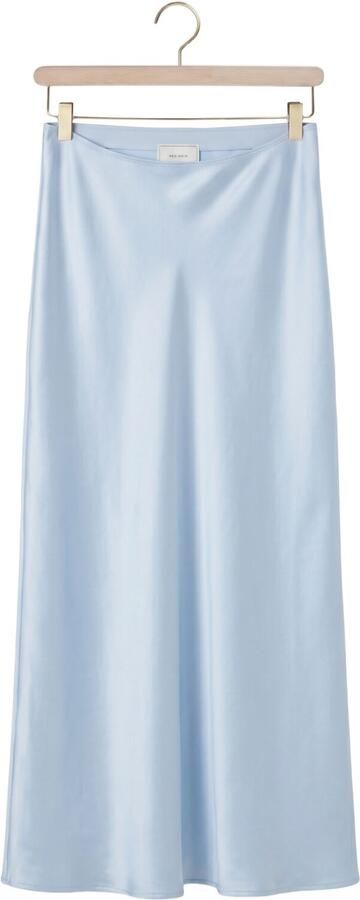 NEO NOIR Dames Rokken Vicky Heavy Sateen Skirt Lichtblauw - Foto 4