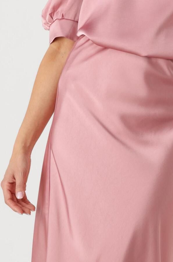NEO NOIR Dames Rokken Vicky Heavy Sateen Skirt Roze - Foto 2