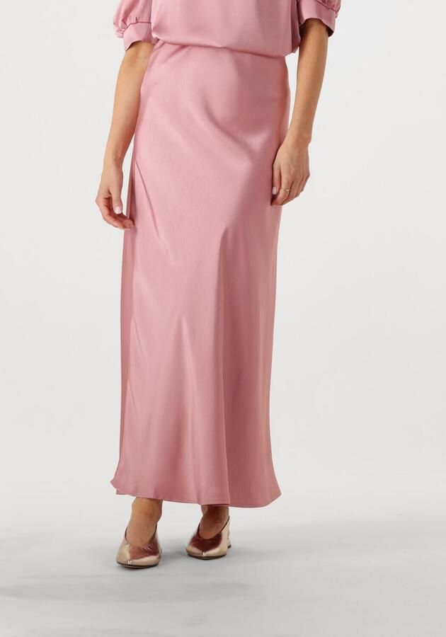 NEO NOIR Dames Rokken Vicky Heavy Sateen Skirt Roze - Foto 4