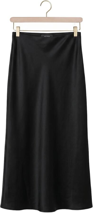 NEO NOIR Midirok van satijn met elastische band model 'URA' - Foto 4