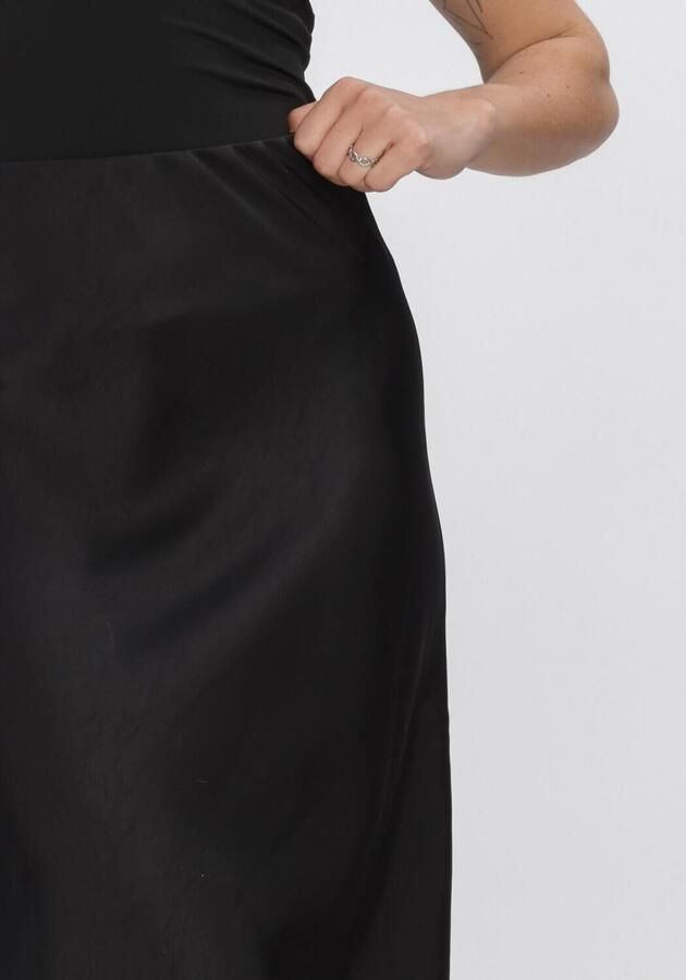 NEO NOIR Midirok van satijn met elastische band model 'URA' - Foto 3