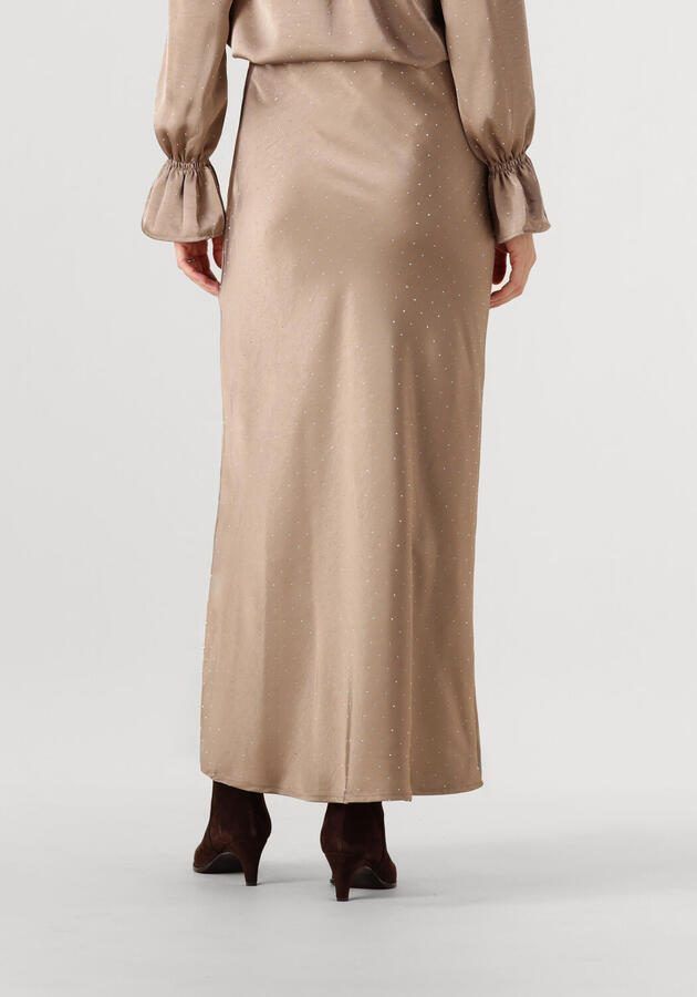 NEO NOIR Dames Rokken Viso Heavy Sateen Bedaz Skirt Beige - Foto 2