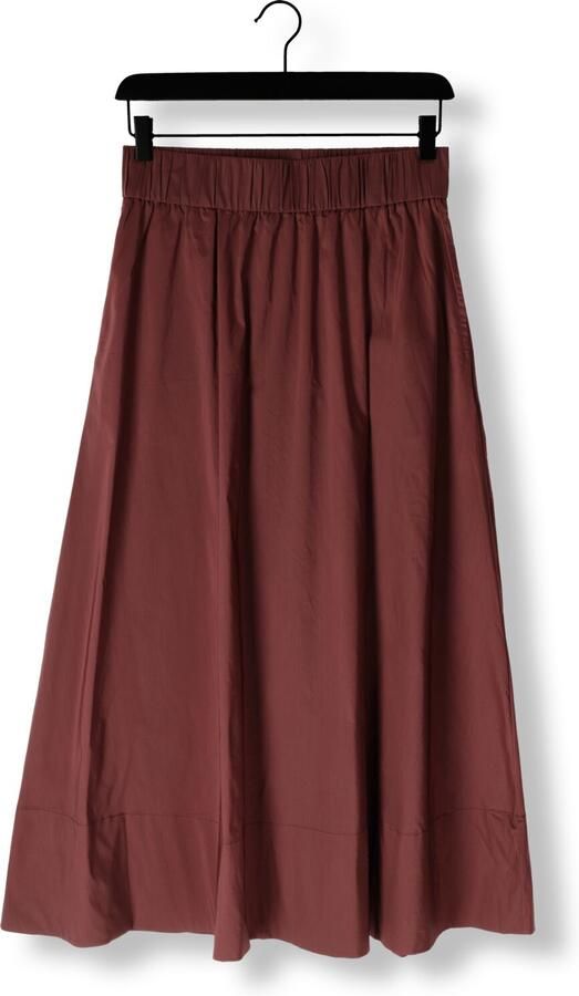 NEO NOIR Dames Rokken Yara Long Poplin Skirt Bordeaux - Foto 3