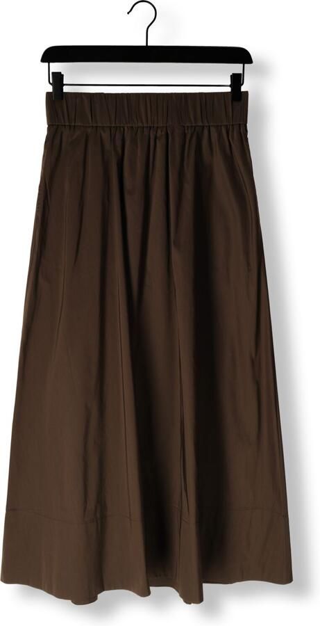 NEO NOIR Dames Rokken Yara Long Poplin Skirt Bruin - Foto 3