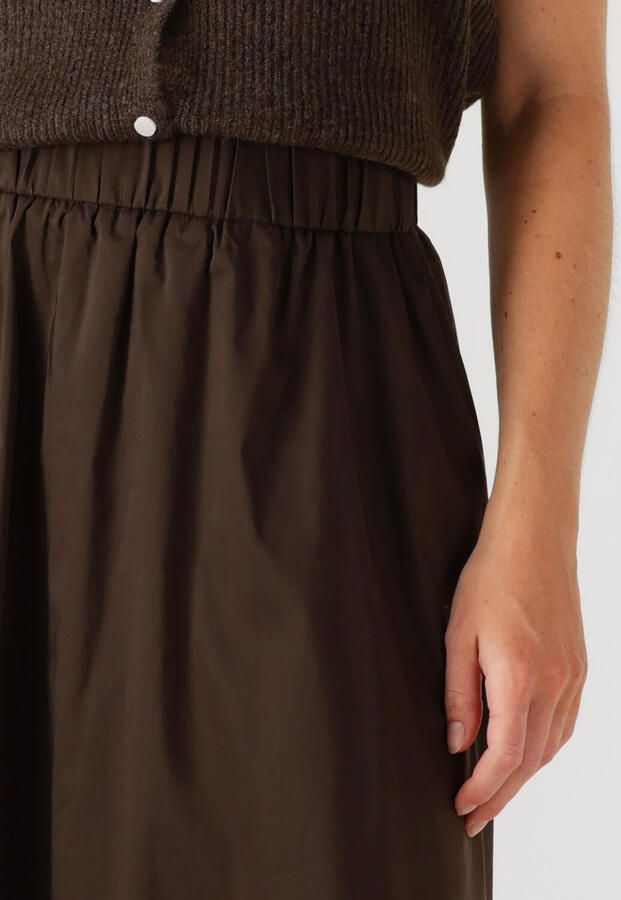 NEO NOIR Dames Rokken Yara Long Poplin Skirt Bruin - Foto 2