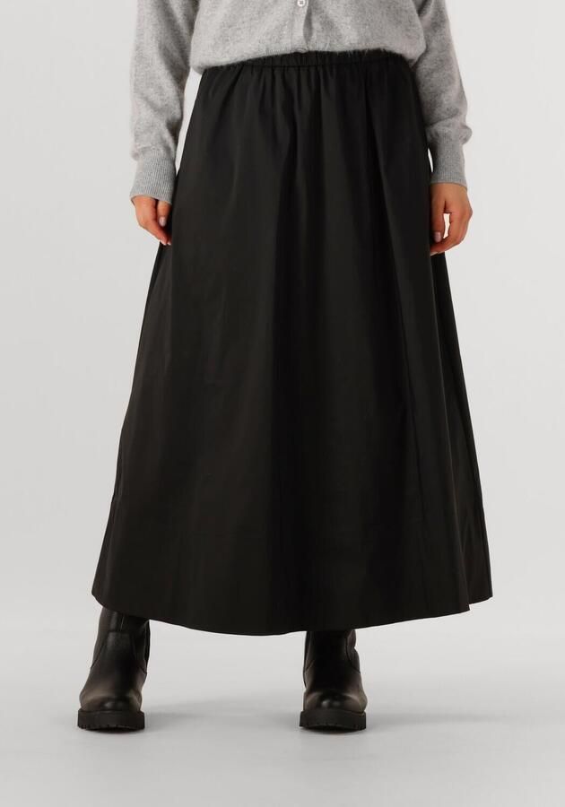 NEO NOIR Dames Rokken Yara Long Poplin Skirt Zwart - Foto 4