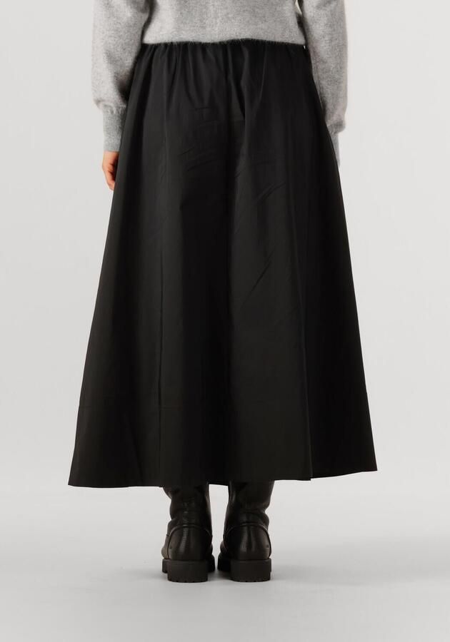 NEO NOIR Dames Rokken Yara Long Poplin Skirt Zwart