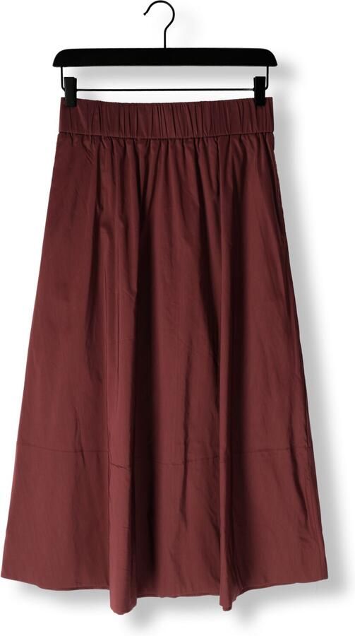 NEO NOIR Dames Rokken Yara Poplin Skirt Bordeaux - Foto 3