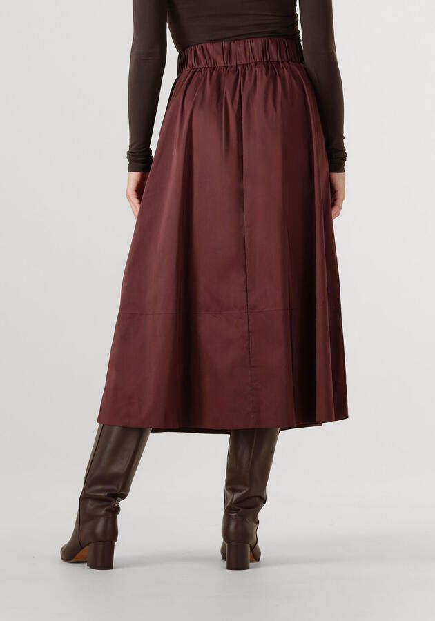 NEO NOIR Dames Rokken Yara Poplin Skirt Bordeaux