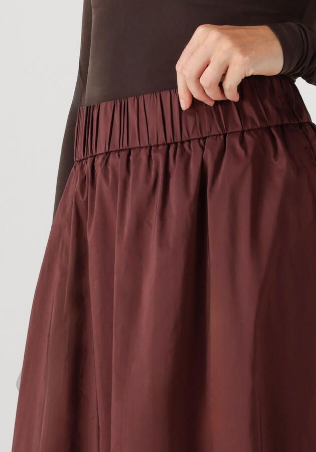 NEO NOIR Dames Rokken Yara Poplin Skirt Bordeaux - Foto 2