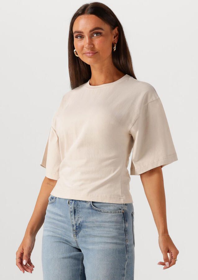 NEO NOIR Dames Tops & T-shirts Asha Boxy Tee Gebroken Wit - Foto 4