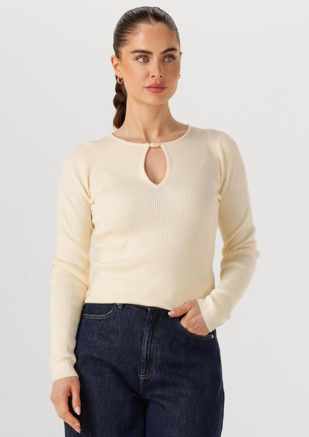 NEO NOIR Dames Tops & T-shirts Babetti Knit Blouse Geel - Foto 4