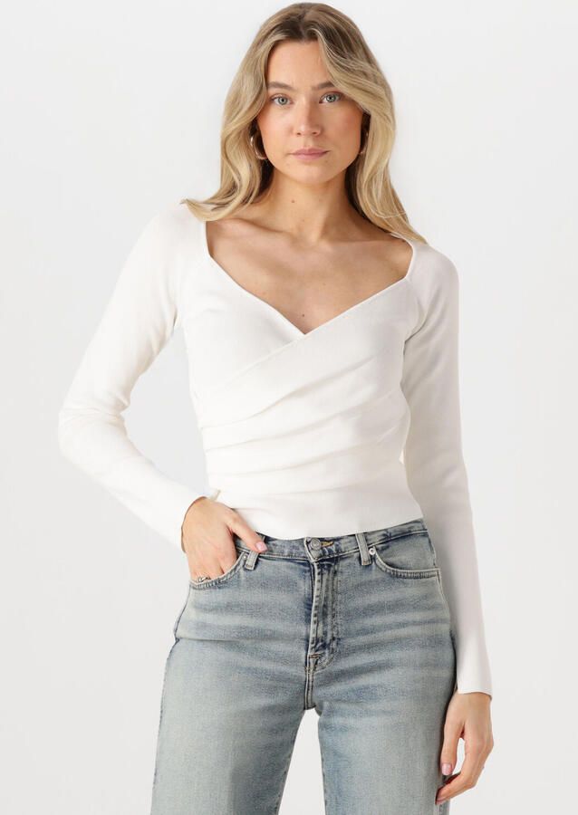 NEO NOIR Dames Tops & T-shirts Elaina Knit Blouse Wit - Foto 4