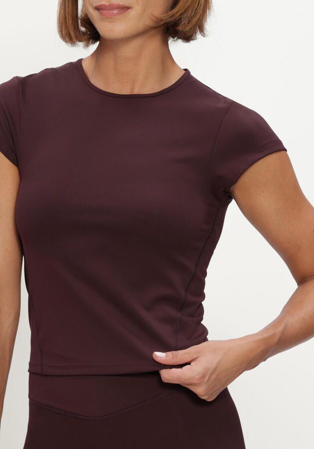 NEO NOIR Dames Tops & T-shirts Ettia Baby Tee Bordeaux - Foto 4