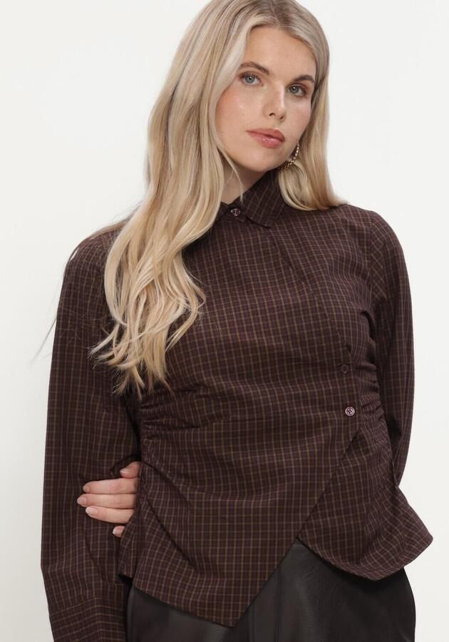 NEO NOIR Blouse met asymmetrische knoopsluiting model 'Fenli' - Foto 3