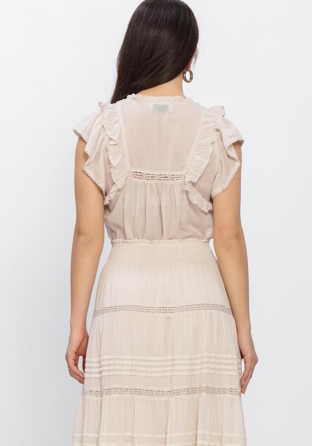 NEO NOIR Dames Tops & T-shirts Jayla S Voile Top Creme - Foto 3