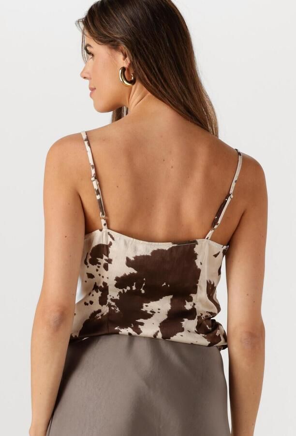 NEO NOIR Dames Tops & T-shirts Lindy Cow Print Top Bruin - Foto 2