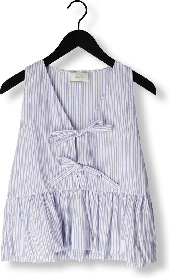NEO NOIR Dames Tops & T-shirts Manja Stripe Top Lichtblauw - Foto 3