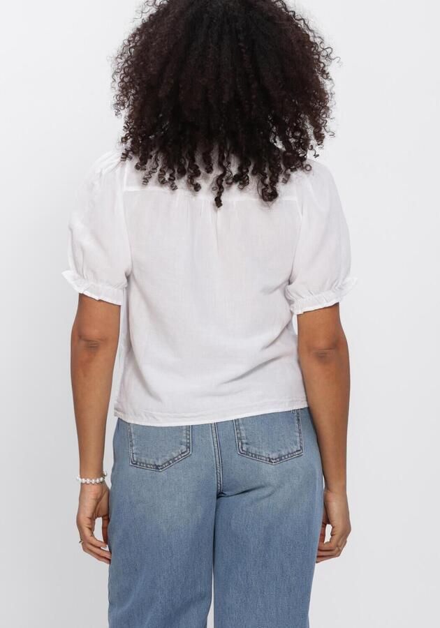 NEO NOIR Dames Tops & T-shirts Odesa Linen Blouse Wit - Foto 3