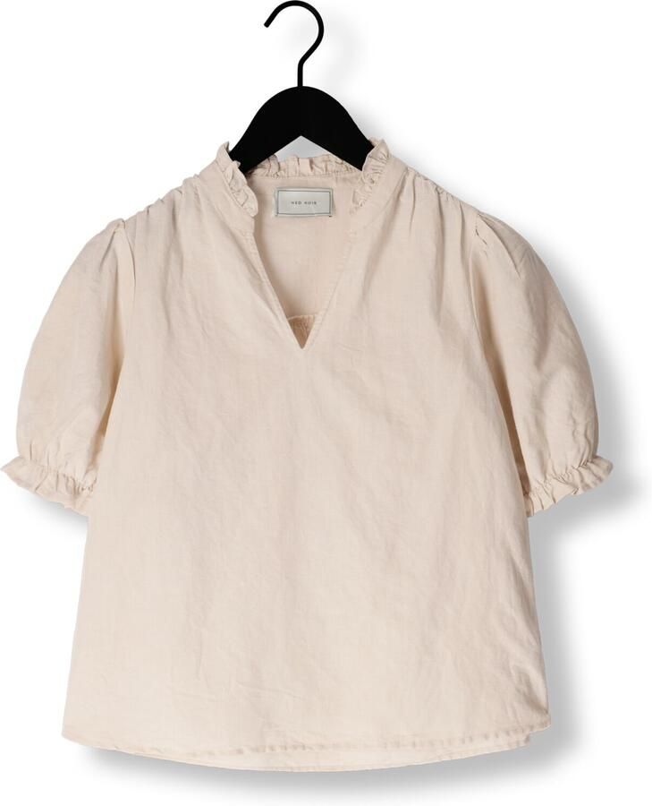 NEO NOIR Dames Tops & T-shirts Odesa Linen Blouse Zand - Foto 2
