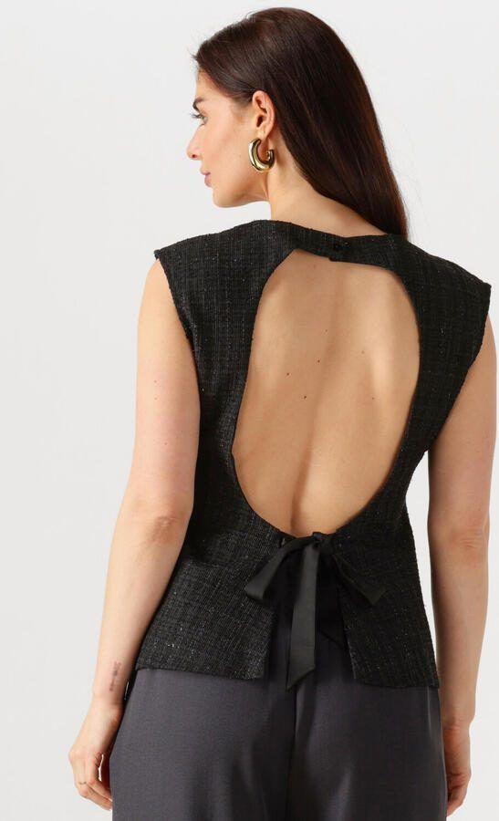 NEO NOIR Dames Tops & T-shirts Rafli Boucle Top Zwart