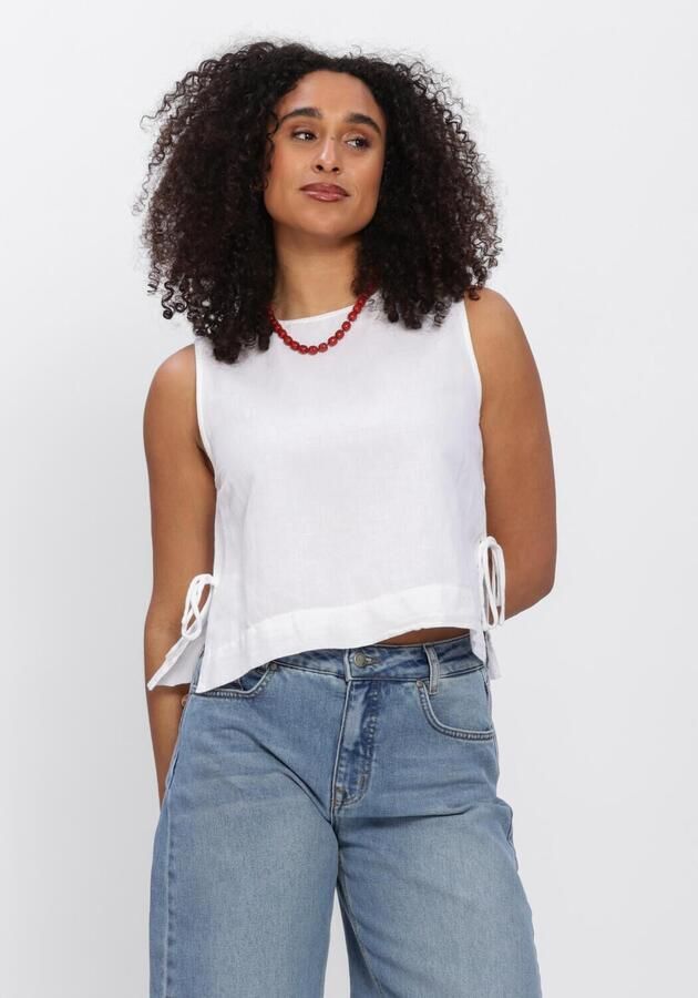 NEO NOIR Dames Tops & T-shirts Svetlana Linen Top Wit