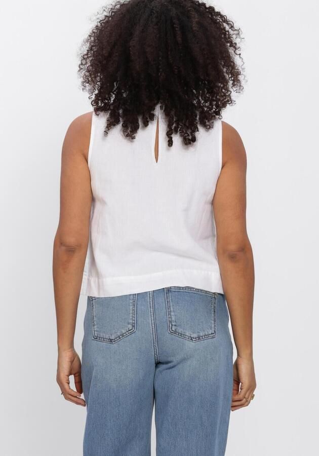 NEO NOIR Dames Tops & T-shirts Svetlana Linen Top Wit - Foto 2