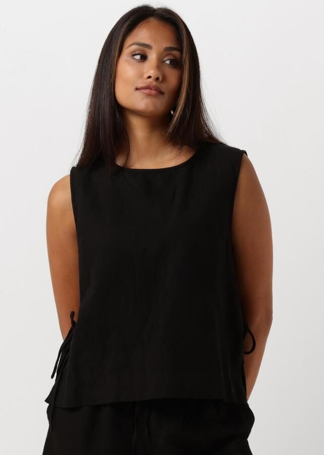NEO NOIR Dames Tops & T-shirts Svetlana Linen Top Zwart