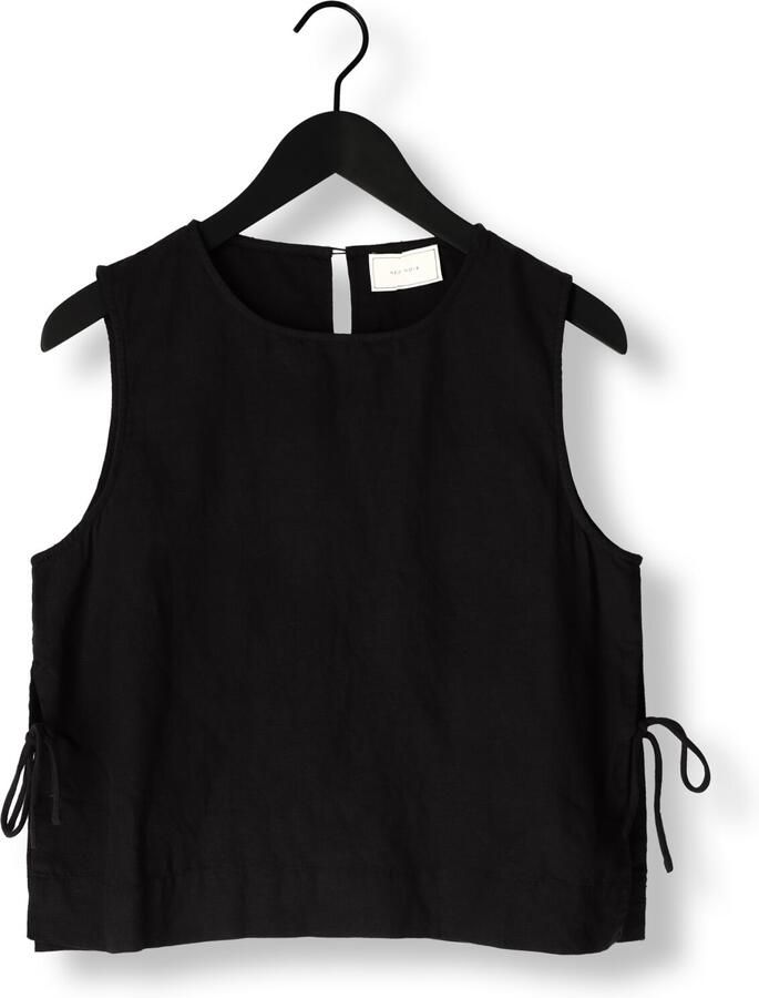 NEO NOIR Dames Tops & T-shirts Svetlana Linen Top Zwart - Foto 2