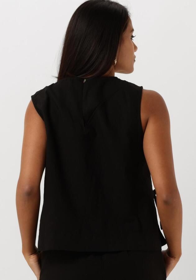 NEO NOIR Dames Tops & T-shirts Svetlana Linen Top Zwart - Foto 3