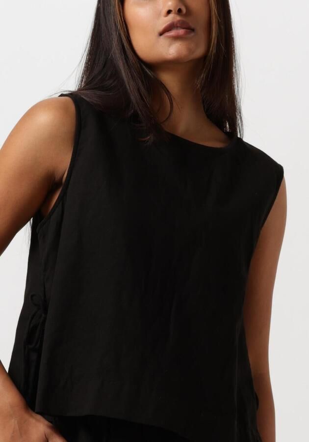 NEO NOIR Dames Tops & T-shirts Svetlana Linen Top Zwart - Foto 4