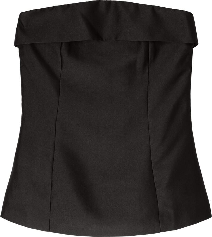 NEO NOIR Dames Tops & T-shirts Taleen Dull Sateen Top Zwart - Foto 2