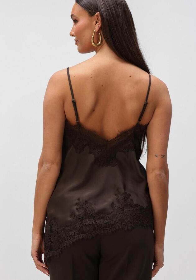 NEO NOIR Dames Tops & T-shirts Viole Lace Top Bruin - Foto 2