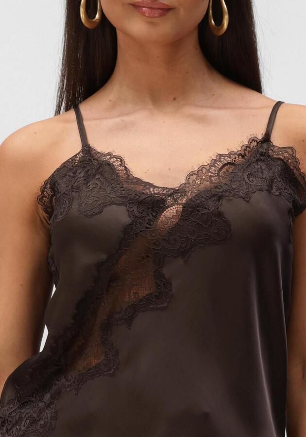NEO NOIR Dames Tops & T-shirts Viole Lace Top Bruin - Foto 3
