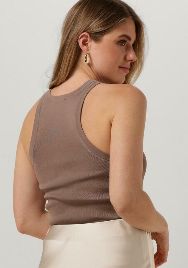 NEO NOIR Dames Tops & T-shirts Willy Knitted Top Taupe
