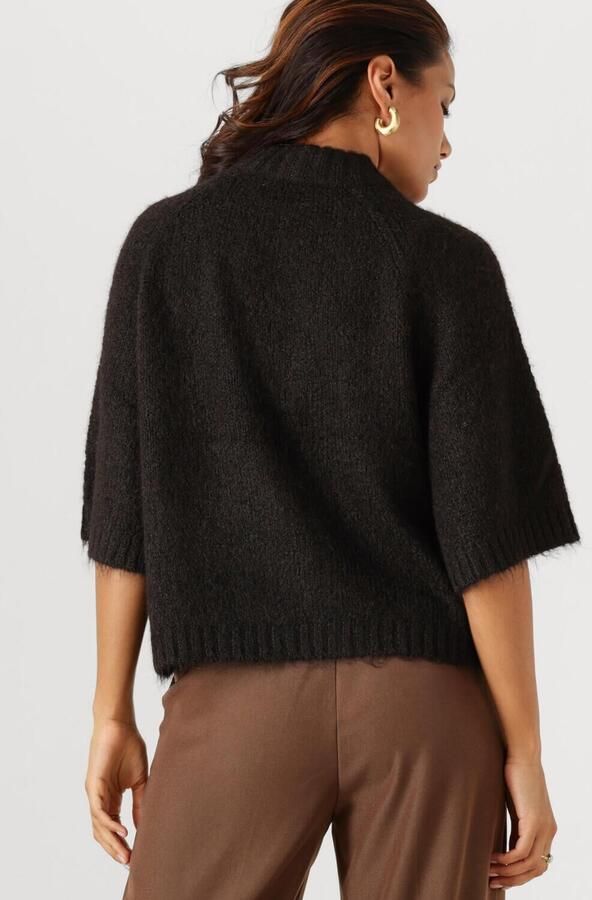 NEO NOIR Dames Truien & Vesten Benuta Fluffy Knit Cardigan Antraciet - Foto 3