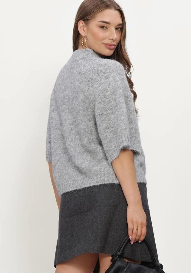 NEO NOIR Dames Truien & Vesten Benuta Fluffy Knit Cardigan Grijs - Foto 3