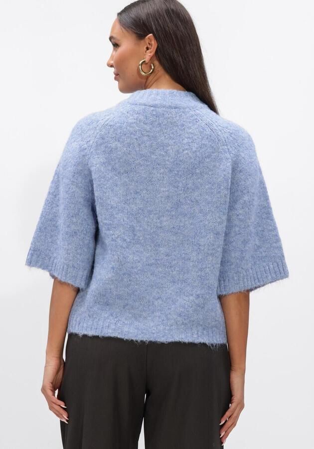 NEO NOIR Dames Truien & Vesten Benuta Fluffy Knit Cardigan Lichtblauw - Foto 4