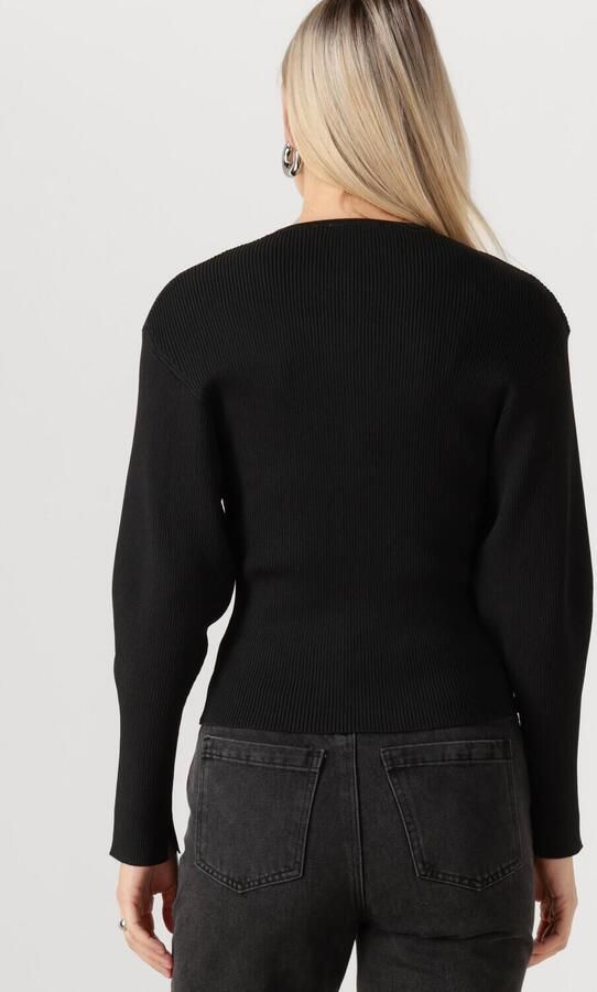 NEO NOIR Dames Truien & Vesten Briano Stitch Knit Cardigan Zwart - Foto 3