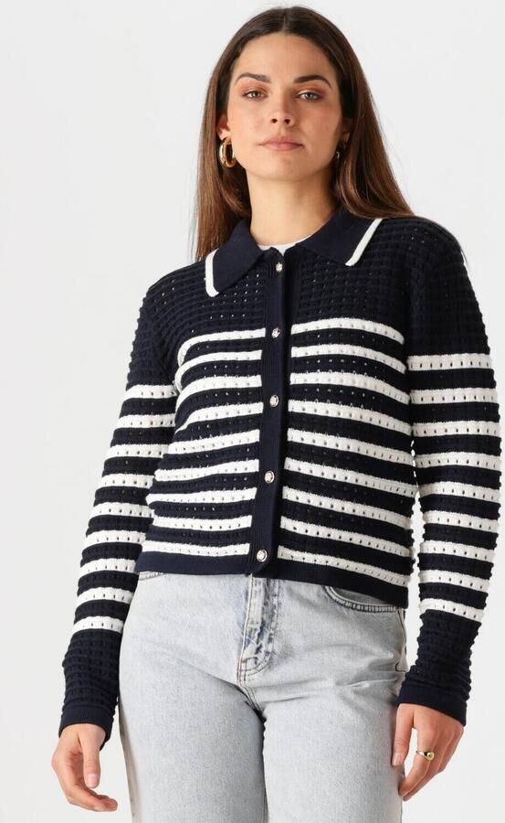 NEO NOIR Dames Truien & Vesten Effie Knit Cardigan Zwart - Foto 4