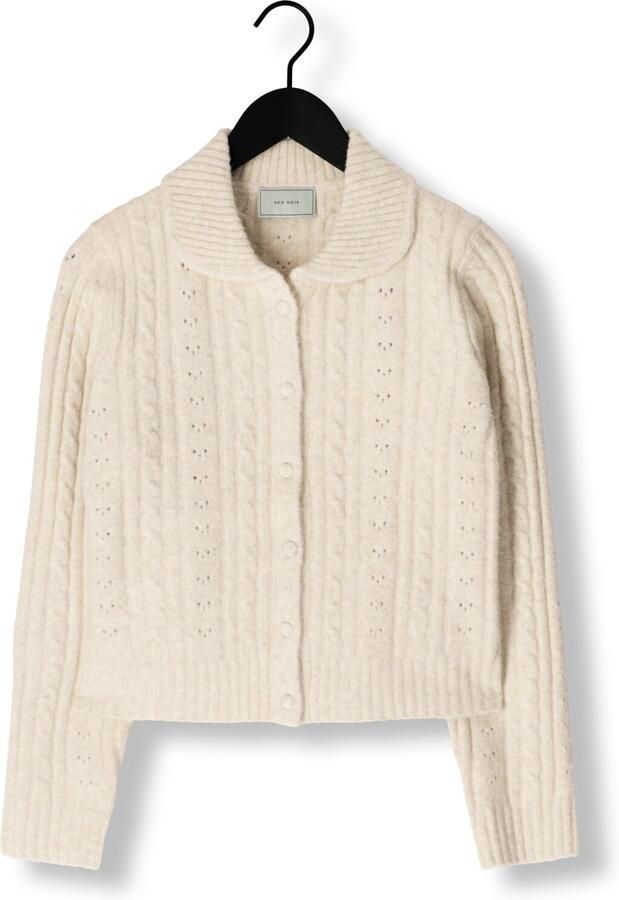 NEO NOIR Dames Truien & Vesten Emelie Knit Cardigan Ecru - Foto 2
