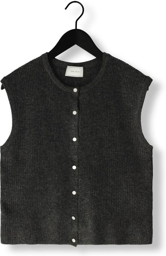 NEO NOIR Dames Truien & Vesten Everest Knit Vest Donkergrijs - Foto 2