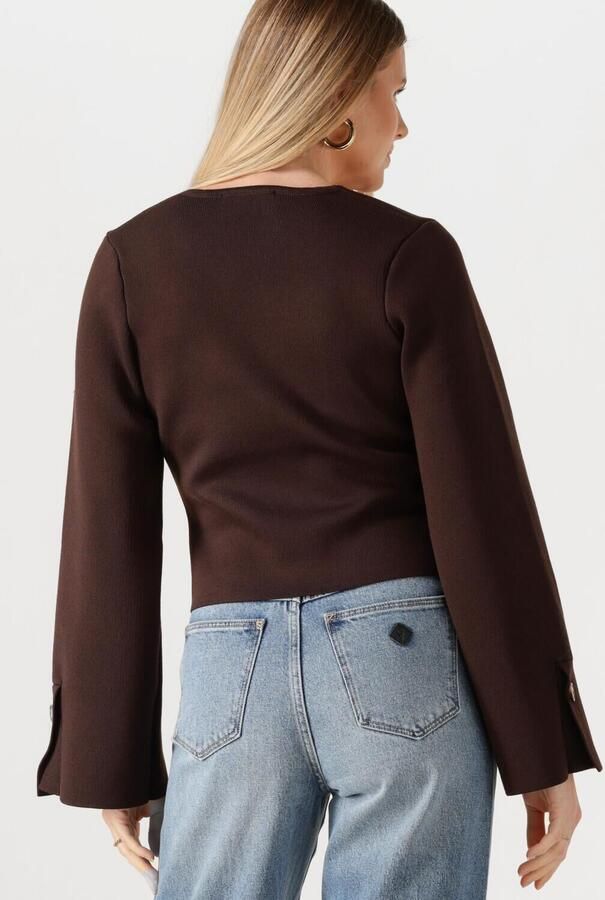 NEO NOIR Dames Truien & Vesten Fulvia Knit Blouse Bruin - Foto 4