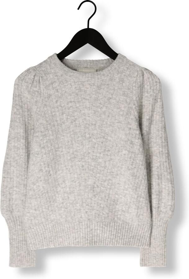 NEO NOIR Dames Truien & Vesten Kelsey Knit Blouse Lichtgrijs - Foto 3