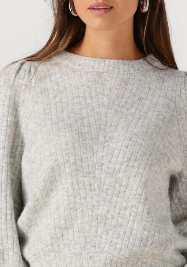 NEO NOIR Dames Truien & Vesten Kelsey Knit Blouse Lichtgrijs