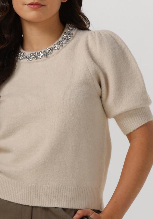NEO NOIR Dames Truien & Vesten Maia Stone Knit Blouse Ecru - Foto 2