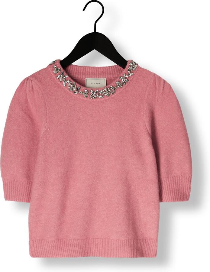 NEO NOIR Dames Truien & Vesten Maia Stone Knit Blouse Roze