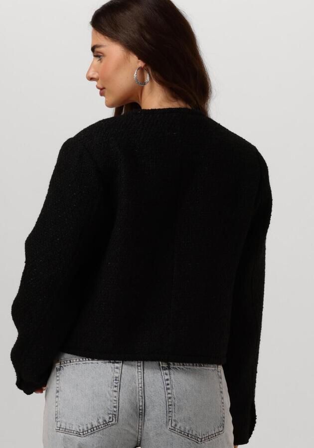 NEO NOIR Dames Truien & Vesten Manua Boucle Jacket Zwart - Foto 2