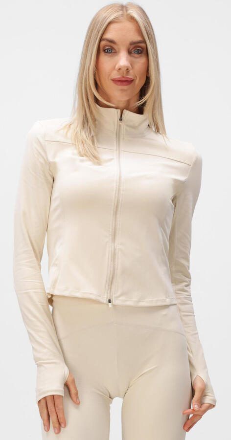 NEO NOIR Dames Truien & Vesten Nolana Zip Blouse Creme